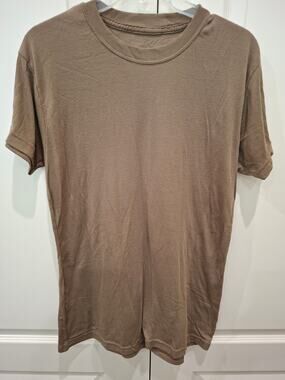 PolarMax Mens T-shirt Medium Brown USGI USA Base Layer